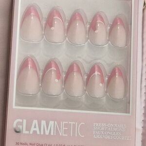 Glamnetic Mrs.Claus Almond Press-On Nails